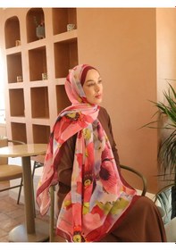Resim Moda Kaşmir Livora Desen Pamuk Şal Bordo 