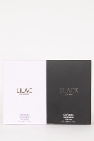 Resim Defacto Erkek Black & Kadın Lilac 2'li Set Parfüm 50 ml X9643azns 