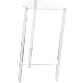 Resim Suntek Balkon Banyo Koridoru Için Şeffaf Akrilik Yan Sehpa Modern Diğer 