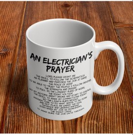 Resim Elektrikçi Kupa, Elektrikçi için kupa bardak 