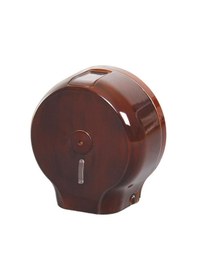 Resim Plastik Tuvalet Kağıt Dispenseri Jumbo Ahşap Q27 cm 