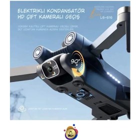 Resim Drone A13 4K Çift Kameralı Katlanabilir Drone Fpv Wifi Brushless Motor Akıllı Engel Kaçınma 2000MAH 