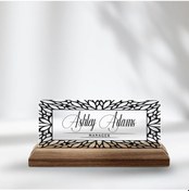 Resim Bk Gift Kişiye Özel İsimli Ahşap Tabanlı Akrilik Masa İsimliği-11, Ofis Dekoru, Mesleki Hediye, Ofis Hediyeleri Kobitmeyen137907 Bk Gift 