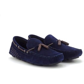 Resim step by step Erkek Lacivert Loafer Ayakkabı 