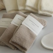 Resim Kadınlar için Yumuşak Kaşmir Orta-Baldır Çorapları, Sonbahar ve Kış Sıcaklığı 6'lı Paket, Japon Minimalist Tasarımlı Kalın Zemin Çorapları Uyku ve Rahatlama İçin Uygun 