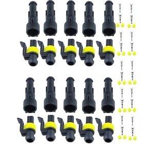 Resim Buharaelektronik 10 Adet 1pin Tekli Süper Seal Konnektör Su Geçir 