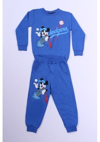 Resim Hçm Erkek Çocuk Eşofman Takımı Mickey Mouse Baskılı B52 Mavi 