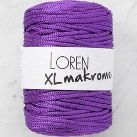 Resim Loren XL Makrome Mor El Örgü İpi - R050 - 33717 