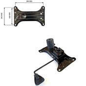 Resim Ofis Büro Çalışma Koltuğu için tek kol Metal Şase tilt Mekanizma (15x25cm) Yedek Parça Depolife