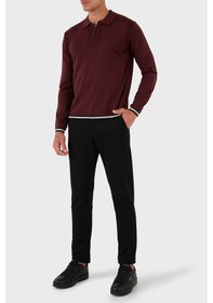 Resim Emporio Armani Erkek Kazak Em001512 Af14158 U5086 Bordo Bordo 