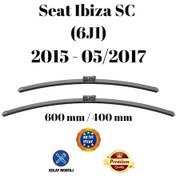 Resim Seat Ibiza Sc 6j1 2015 2016 2017 Uyumlu Ön Cam Silecek Süpürgesi Takımı 600/400mm Silbak Sb2416c 