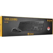 Resim EVEREST KM-515, Siyah, Türkçe Q, USB Kablolu, Klavye Mouse Set 