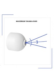 Resim VitrA 311467YP1TE Taharet Ucu Fıskiye Ayarlı Pls.Beyaz(TK8°) 