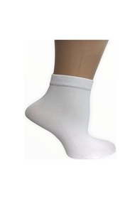 Resim 3 Adet Beyaz Renk Mikro 50 Soft Soket Çorap Beyaz 