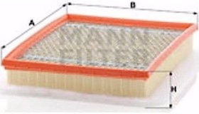 Resim Mann Filter Opel Astra G 2.0 DTi 16V ile Uyumlu Hava Filtresi, 1998-2009 