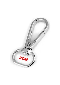 Resim Orhan Çanta 2 Cm Metal Çanta Askısı Istakoz Kanca Aksesuar 5 Adet Gümüş - Metal Aksesuar Gümüş 