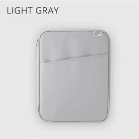 Resim Elmpaly Kore Tarzı Hafif Çizilmeye Dayanıklı 12.90-14 İnç Tablet Dizüstü Bilgisayar Çantası Gri Diğer 