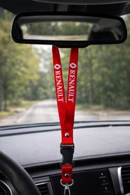 Resim TUSBA MARKET Renault Torpido Üstü Kaydırmaz Ped / Kırmızı Oto Ayna Askısı / Kırmızı Tampon Dili Çeki Ipi 