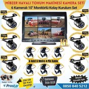 Resim Mibzer İçin 6 Kameralı 10 İnç Altıya Bölen Ekrandan Kayıtlı 256 