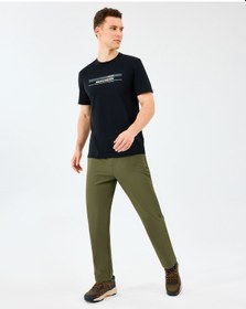 Resim Skechers M Coated Slim Pant Erkek Haki Pantolon S2520148-0096 Haki 