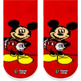 Resim Vitamin Çorap Mickey Mouse Havlu Kaydırmaz Çocuk Çorap 