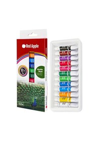 Resim Masaüstü Şövale Akrilik Boya Seti 9 Ml 12'li Tuval Seti 35x50 Tuval Çok Renkli 