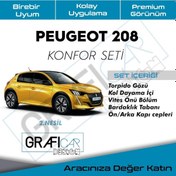 Resim Peugeot 208 - Araç Içi Ses Giderici Kumaş Kaplama-Konfor Seti 