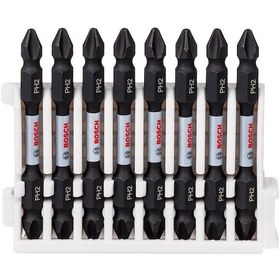 Resim Bosch Impact Ctrl ÇiftTaraf PH2 Vidalama Ucu Paketi 8'li 65 MM - 2608522337 