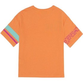 Resim U.S. Polo Assn. Çocuk Turuncu Bisiklet Yaka Tişört 50265393 Turuncu 