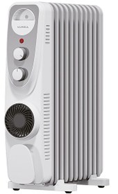 Resim Luxell LUX11-FP-WG Beyaz - Gri 11 Dilim Yağlı Radyatör 