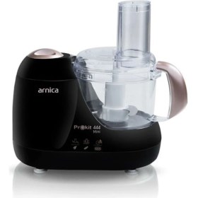 Resim Arnica GH21031 Prokit 444 Mini Mutfak Robotu Siyah Rose 