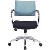 Resim Koltukstilim Sahra Mavi-siyah Krom Çalışma Koltuğu Ofis Koltuğu Diğer 