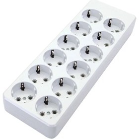 Resim De-Pa 12'li Kablosuz Klemensli Grup Priz 