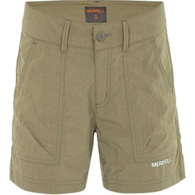 Resim Merrell Check Kadın Yeşil Şort 