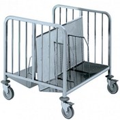 Resim Electrolux Professional 2 Taraflı Tabak Arabası 300 Tabaklık Yükseklik 835 MM PTR300 