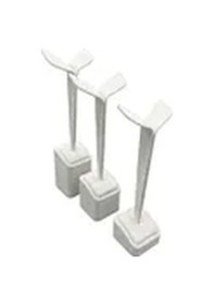 Resim Yerli Üretim Süet Kumaş Çoklu Krem Renk 20/17/15 Cm Küpe Sergileme Aksesuar Çok Renkli 
