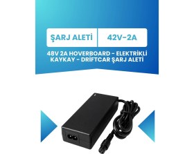 Resim Electroll 42V 2A Şarj Aleti Hoverboard , Elektrikli Kaykay , Drift Car 36V Bataryalı Tüm Modellerle Uyumlu Şarj Aleti 