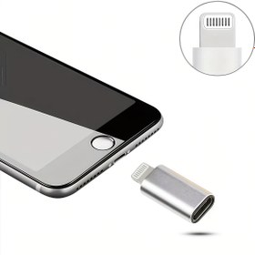 Resim Şarj Arayüzü Ekipmanı! iPhone14/13/12/Xr/Xs Max/Se/for iPad Şarj + Veri için Type-C'den Lightning Adaptörü Dönüştürücü 