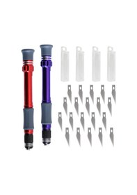 Resim Lichen Zanaat Bıçak Seti Alüminyum Alaşımlı Hassas Bıçak Yumuşak 