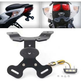 Resim On Off Moto Motosiklet LED Plaka Taşıyıcı (2015-2019) 