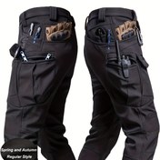 Resim Erkekler için Çok Cepli Tasarımlı Şiddetli Kullanım Dış Mekan Cargo Pantolon - Her Arazi Yürüyüş, Kamp ve Antrenman Pantolonu, Dayanıklı Kumaş, Erkekler için Yürüyüş Kargo Pantolonu, Erkekler için Av Pantolonu, Erkekler için Termal Kargo Pantolon, Erkekler için Ağır Hizmet Tipi Kargo Pantolon, Erkekler için Ordu Kargo Pantolonu, Erkekler için Kamuflaj Kargo Pantolon, Erkekler için Kışlık Cargo Pantolon, Erkekler için yürüyüş pantolonları, Erkekler için atölye pantolonları, 