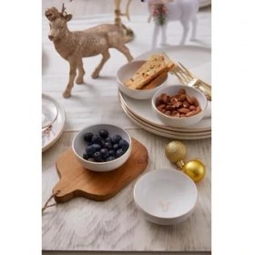 Resim Skygo Porselen Joy 4 Parça 10 Santimetre Kase Seti 