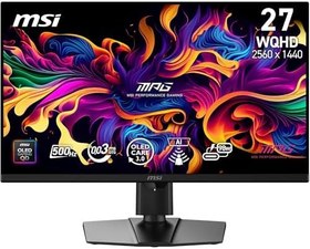 Resim MSI 26.5 MPG 271QR QD-OLED X50, Oyun Monitörü, WQHD, 16:9, Flat, QD-OLED, 500Hz, 0.03ms, Adaptive-Sync 