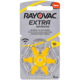 Resim Rayovac Extra 10 Numara Işitme Cihazı Pili - 6'lı Paket 