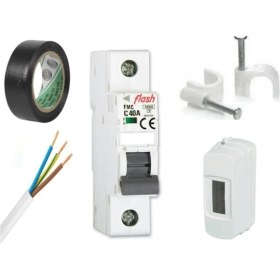 Resim Feyza Design 10 mt Elektrikli Şohben Kablosu, Pratik ve Güçlü Bağlantı Çözümü 