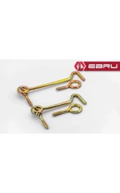 Resim , Kapı Pencere Halkalı Çengel, Kanca Kilit 40 - 100 Adet 