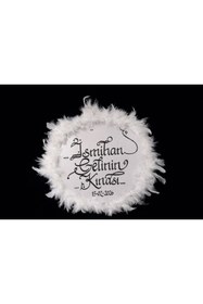 Resim LUNA ÇEYİZ HEDİYELİK Gelin Defi, Gelin Tefi, Kına Gecesi Tefi, Kına Gecesi Defi, Sünnet Defi, Sünnet Tefi,Def,Tef Beyaz 