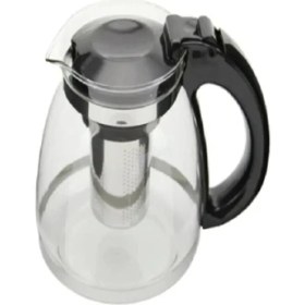 Resim Mbb E-Ticaret Çelik Süzgeçli Cam Çaycı Servis Demlik 1500 Ml. ROYALEKS-7488 