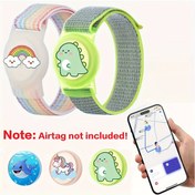 Resim 1/2 Paket) AirTag Bileklik, Sevimli Karakterli AirTag Tutucu, Yumuşak Silikon Kaplamalı Naylon İp Kayışlı GPS Takipçisi Bulucular İçin Gizli AirTags, Erkek ve Kızlar için AirTag Saat Bilekliği (AirTag Hariç) 