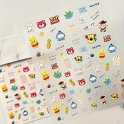 Resim Gitar, dizüstü bilgisayar, su bardağı, buzdolabı, kitap, bagaj, masa, kask, kaykay, kamera için uygun Buzz Lightyear, Woody, Winnie the Pooh karakter çıkartmaları 